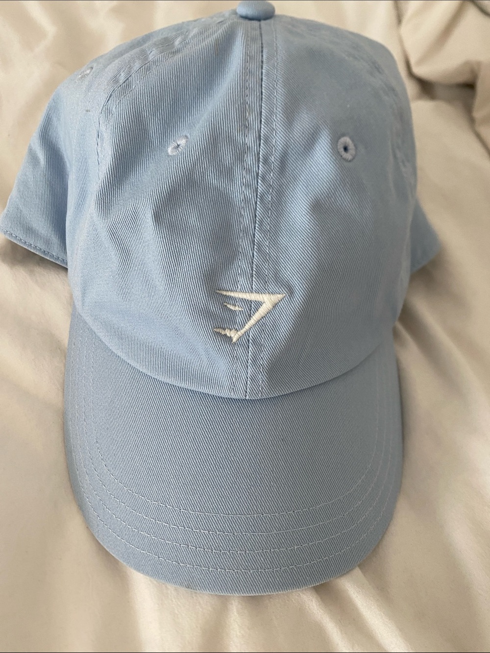 Gymshark Baby Blue Embroidered Logo Baseball Cap
